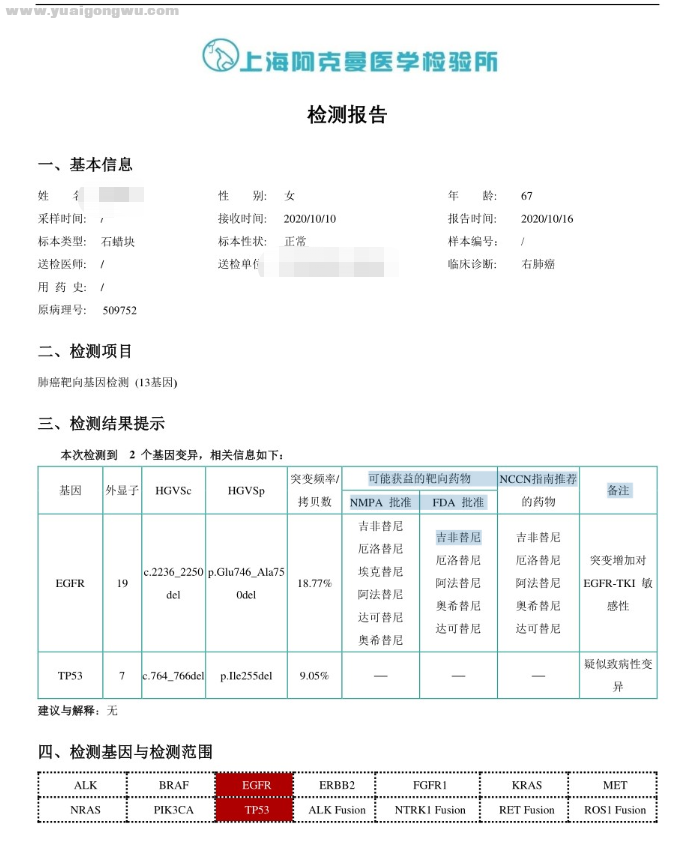 基因检测报告1